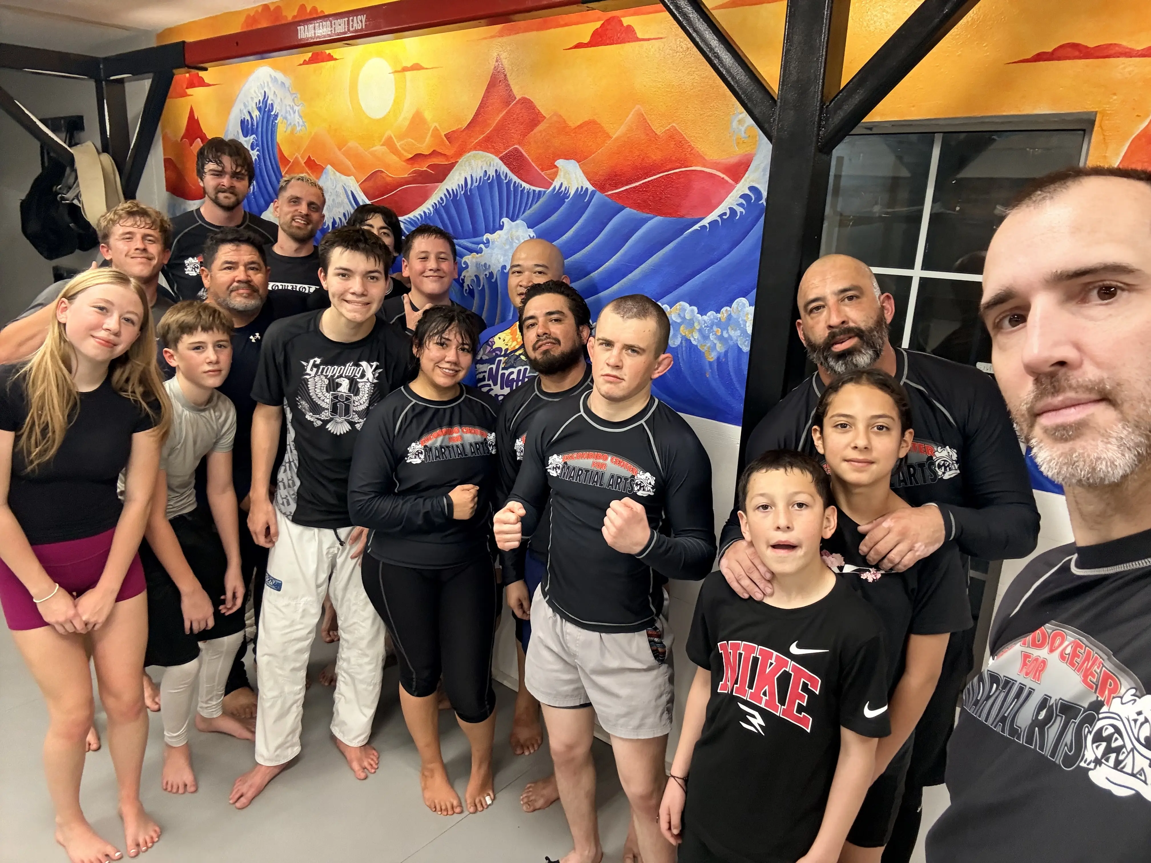 Kids BJJ training at Carlson Gracie Escondido